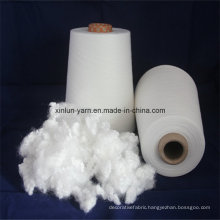 100% Polyester Spun Yarn of Vrigin Raw White 40s Knitting